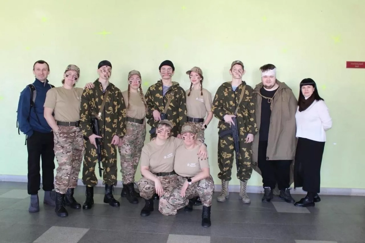 Военно-патриотическая игра «Победные старты», посвященная 80-й годовщине Победы в ВОВ.