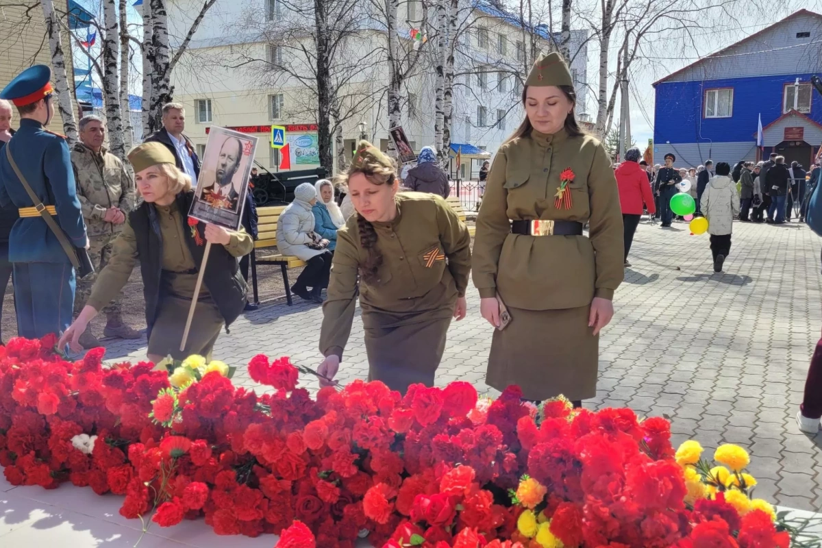Митинг, посвящённый 81 годовщине Победы ВОВ в гп.Октябрьское