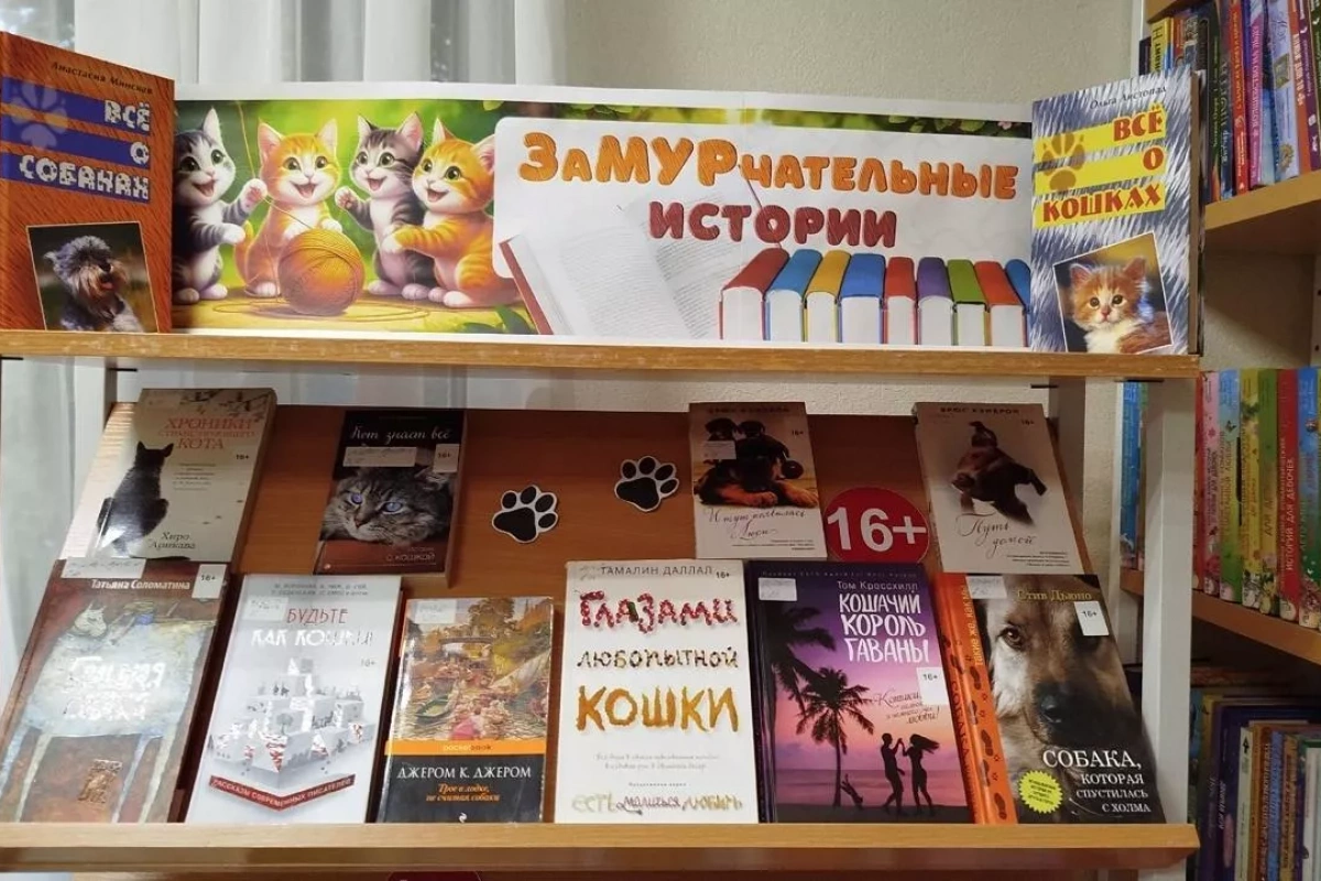 «ЗаМУРчательные истории»-книжная выставка