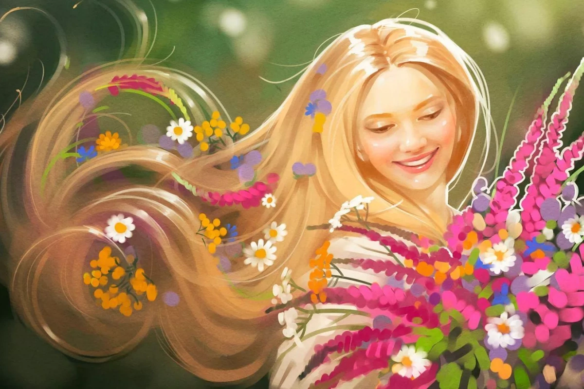 Весна, цветы и комплименты