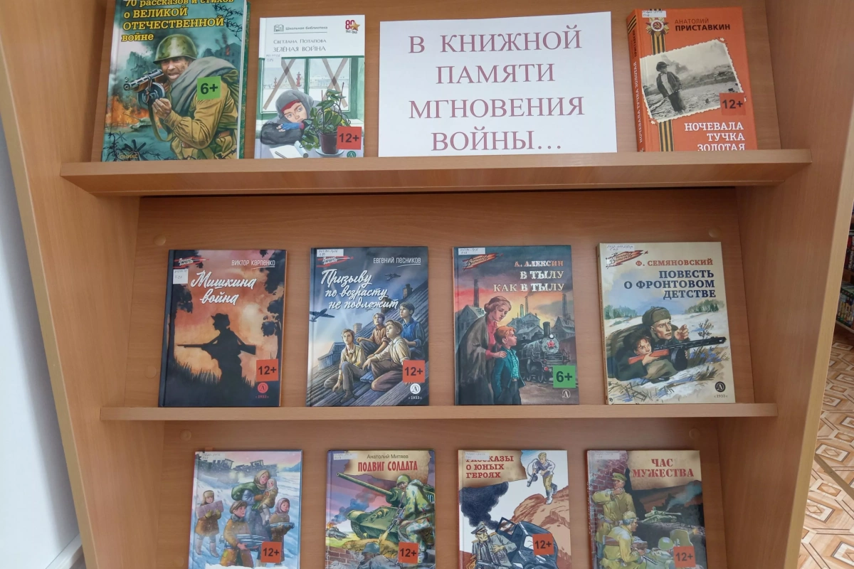 «В книжной памяти мгновения войны...»