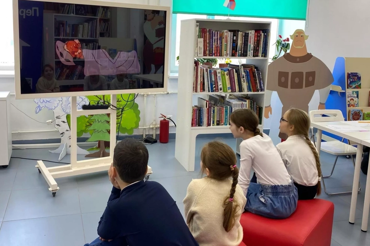 В детской библиотеке организованны «Мультяшные каникулы»