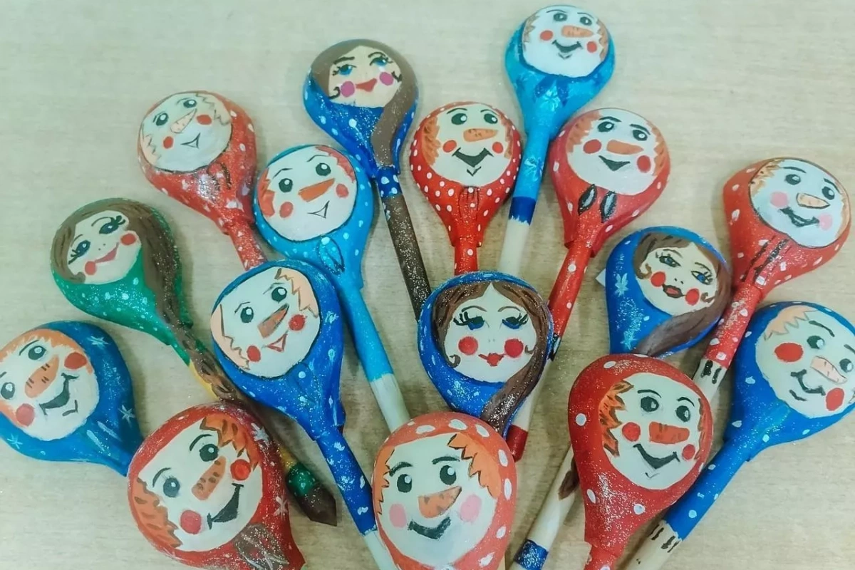 Мастер-класс «Роспись деревянных ложек»
