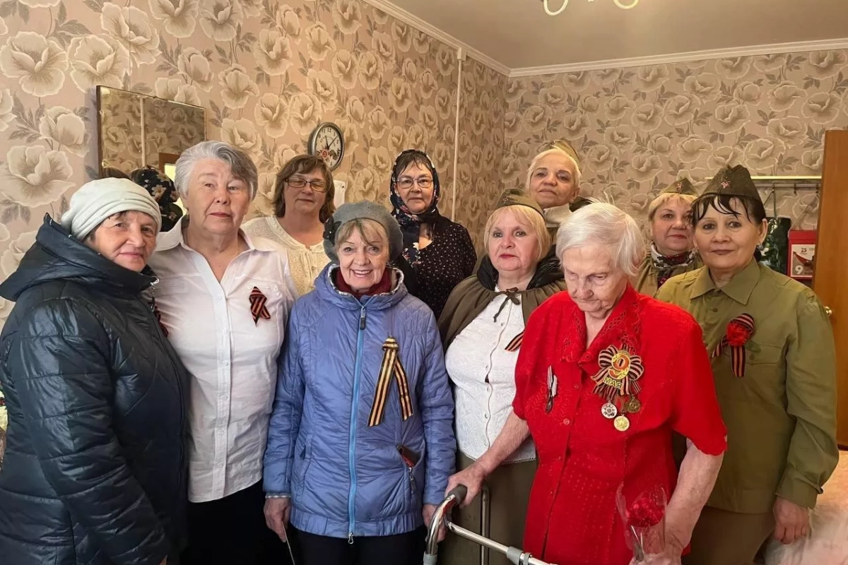 Визит вежливости к труженикам тыла и детям-сиротам войны «Гордимся и помним!»