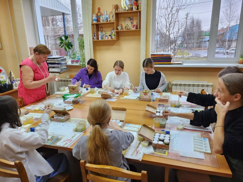 Мастер-класс по рисованию «Мир красок»