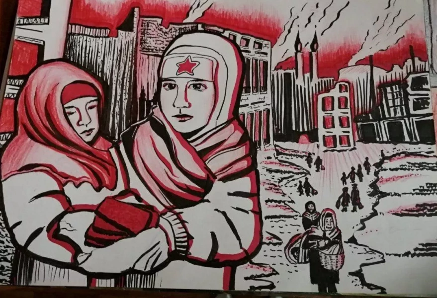 Выставка детских работ «Память жива»