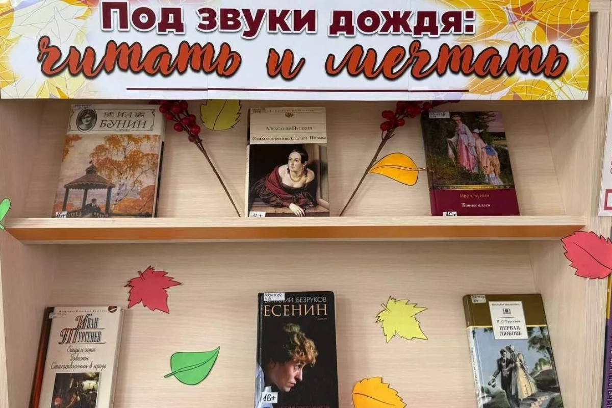 «По звуки дождя: читать и мечтать»