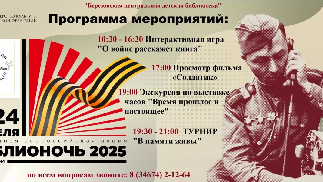 Всероссийская акция «Библионочь-2025. Свои герои»