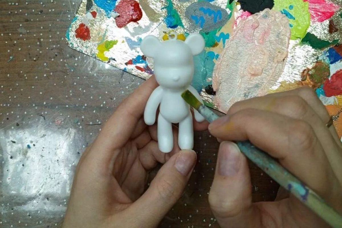 Мастер-класс «3D брелок Мишка»