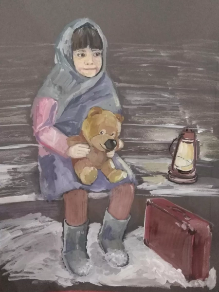 Выставка детских работ «Память жива»